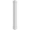 Ekena Millwork Craftsman Classic Square Non-Tapered Smooth PVC Column, Standard Capital & Standard Base CC0808ENPCSCS